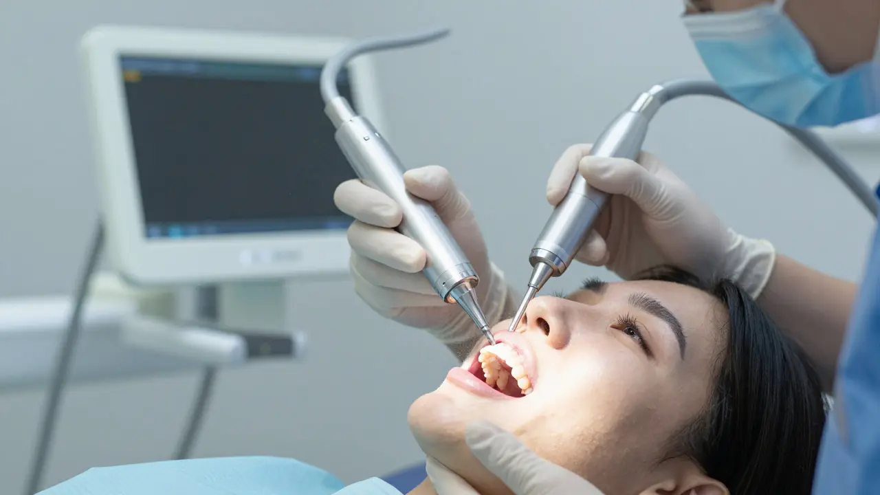 Pískování zubů: Jak pomáhá při léčbě zubních problémů a kdy je skutečně užitečné