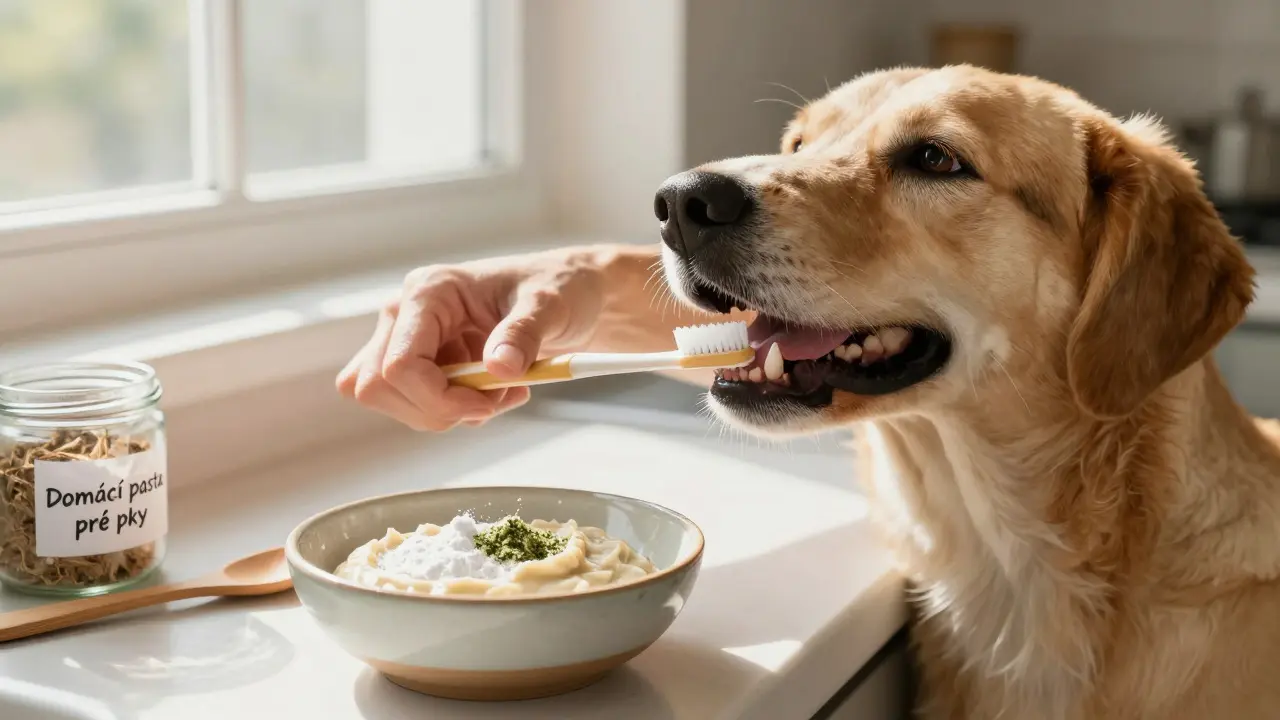 Jak vyrobit zubní pastu pro psy v domácích podmínkách