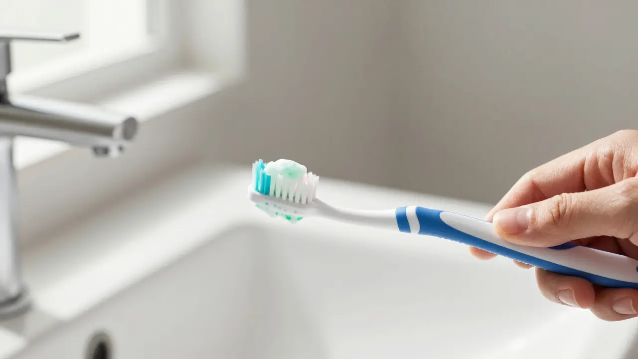 Správná technika čištění zubů pod úhlem 45 stupňů