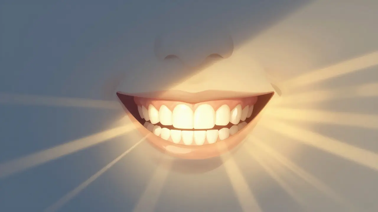 Symbolika zvýšeného sebevědomí díky krásnému úsměvu