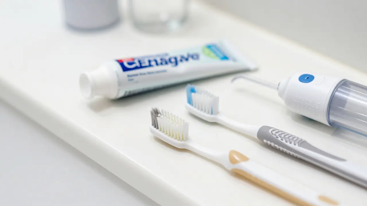 Hygienické potřeby pro péči o zubní oblohy