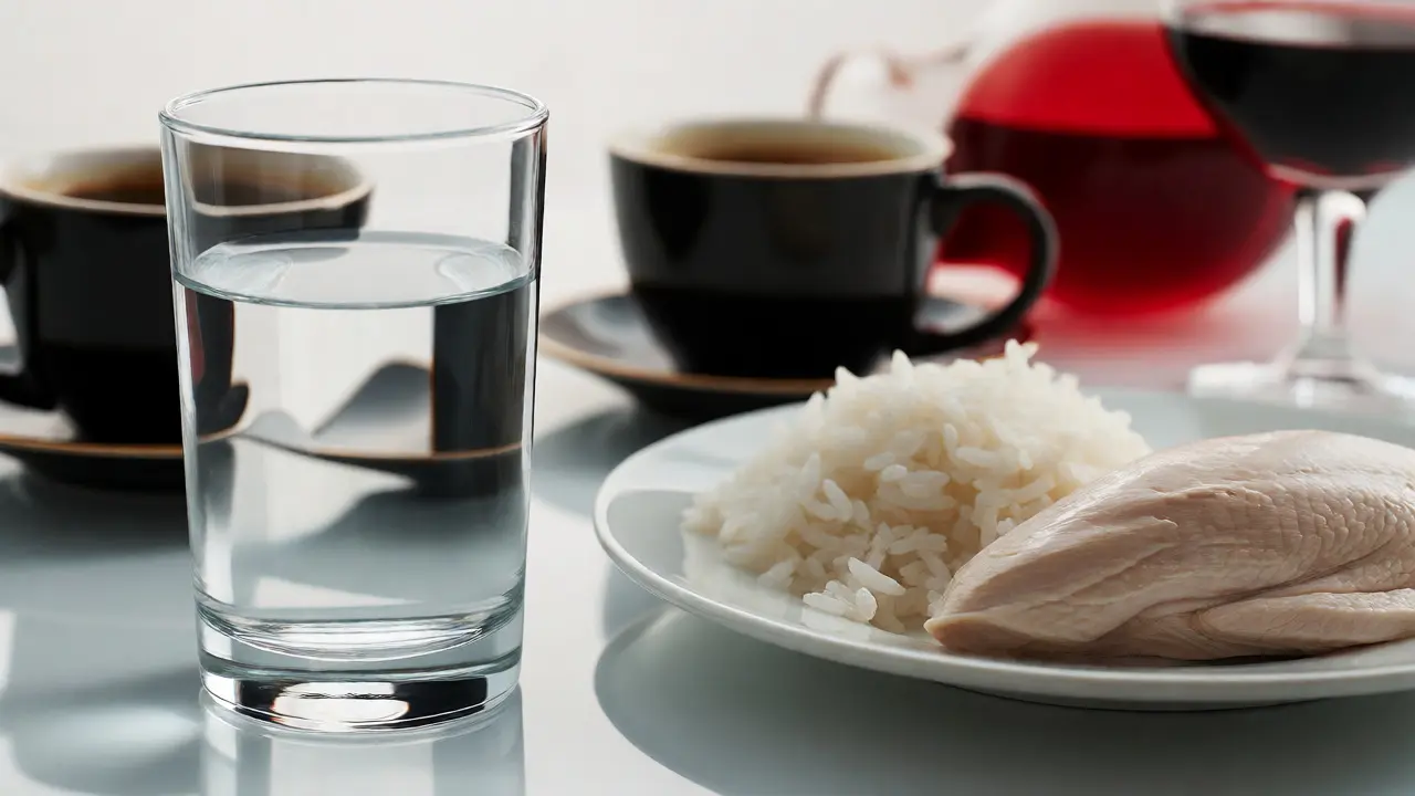 Bílá dieta po bělení: voda a rýže místo kávy a vína